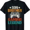 Son Brother Gaming Legend Christmas Shirt