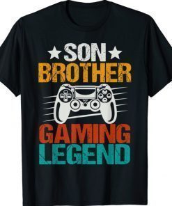 Son Brother Gaming Legend Christmas Shirt