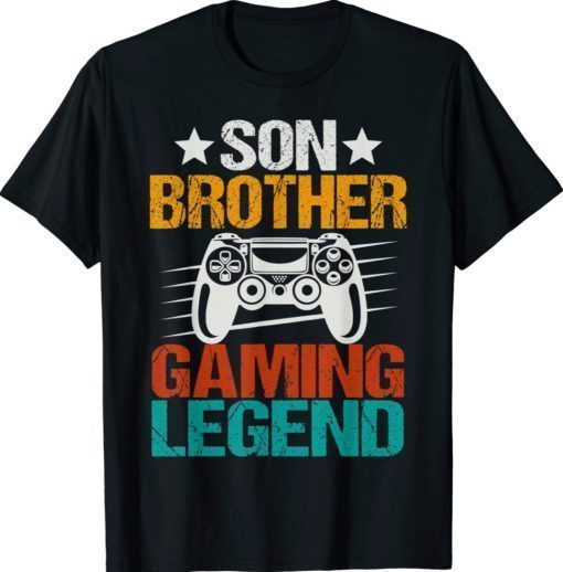 Son Brother Gaming Legend Christmas Shirt