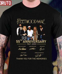 Fleetwood Mac 55th Anniversary 1967 2022 Signatures Shirt