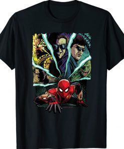 Spider Man No Way Home Spider-Man and Foes Shirt