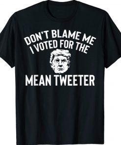 Anti Biden Trump Don't Blame Me I Voted For The Mean Shirt