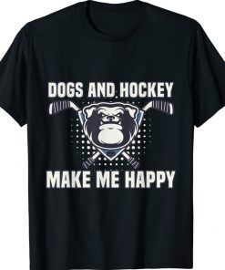 Hockey Makes Me So Happy Coach Gifts Player Ice Penalty Box Shirt