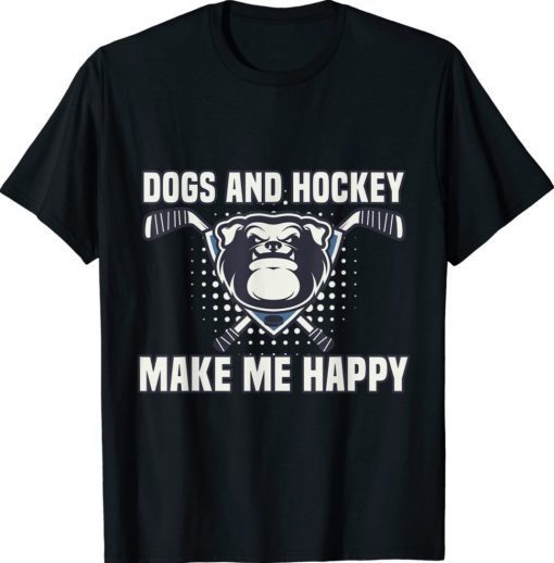 Hockey Makes Me So Happy Coach Gifts Player Ice Penalty Box Shirt