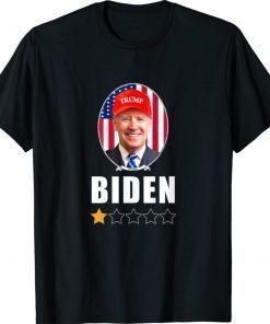 Funny Biden One Star Vote Trump Shirt