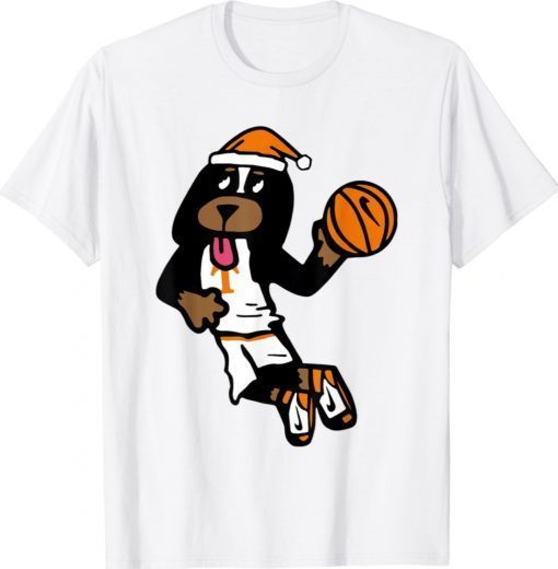 Funny Tennessee Basketball Santa Smokey Package Shirt