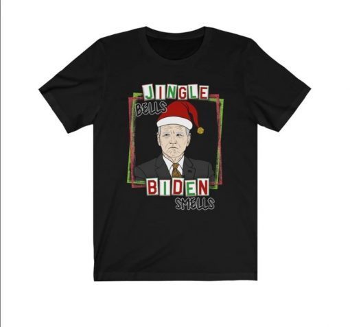 Anti Joe Biden Graphic Jingle Bells Biden Smells Christmas TShirt