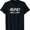 Trump 2024 Second 45th and 47th President Shirt
