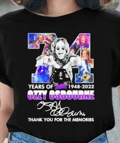Ozzy Osbourne Signature Thanks For The Memories Shirt