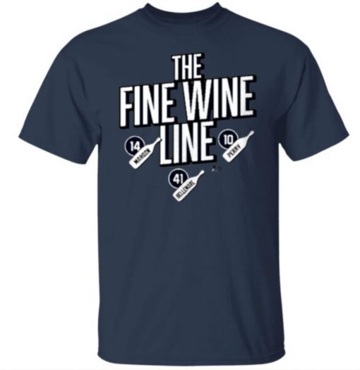 Maroon Bellemare and Perry the fine wine line shirt