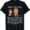 Trump Speech Great Uncle Merry Christmas Uncle Gift Shirt