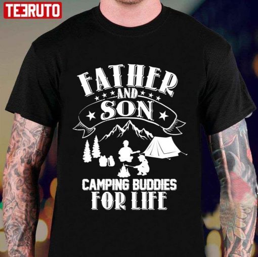 Father And Son Camping Buddies Shirt