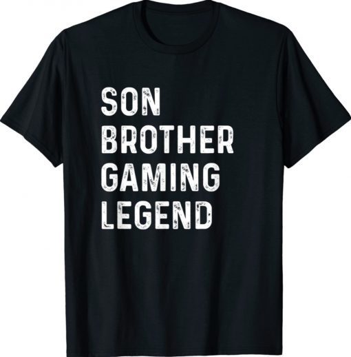 Son Brother Gaming Legend Christmas Gaming Shirt