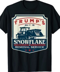 Trump's Snowflake Removal Service Funny Donald Trump 2020 Shirt