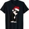 Tuxedo Cat Meow Christmas Cat Catmas Cute Tuxie Lover Shirt