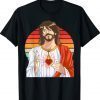 Jesus Christ Sacred Christian God Religious Savior Heart Shirt