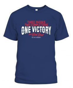 THREE PASSES – TWO COMPLETIONS – ONE VICTORY – THE WIND BOWL SHIRT
