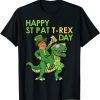 Happy St. Pat T-Rex Day Trump On Dinosaur St. Patrick's Day 2022 T-Shirt
