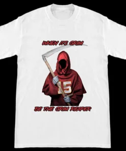 Kansas City Chiefs Patrick Mahomes When It's Grim Be The Grim Reaper Classic Shirt