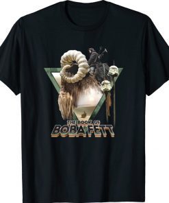 Star Wars The Book Of Boba Fett Bantha Riding Triangle Fill Shirt