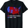 United States America Dumbf Istan America Maps Anti Biden Shirt