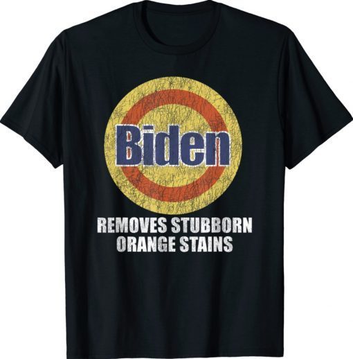 Biden Removes Stubborn Orange Stains Shirt