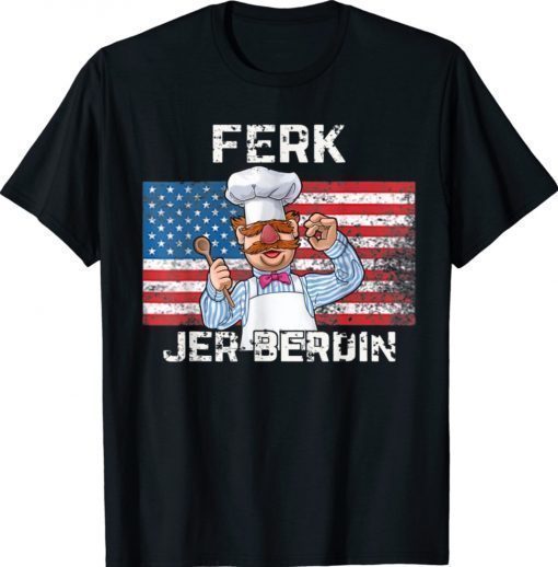 Ferk Merch Jer Berdin America Flag Shirt