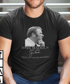 John Madden Thanks For The Memories Shirt