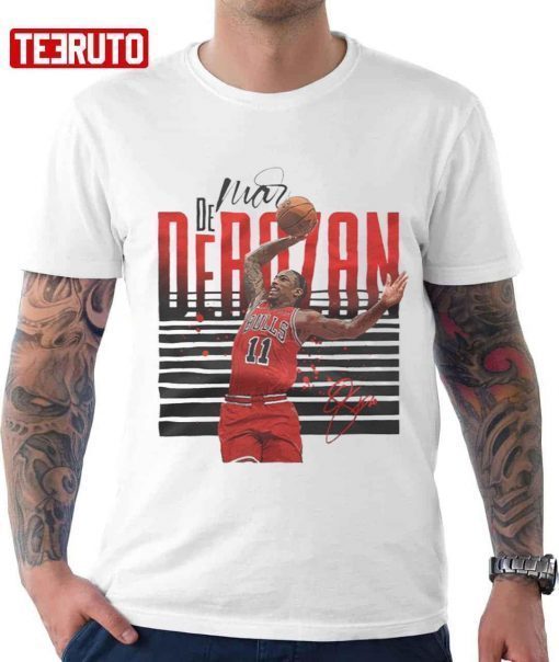 Chicago Bulls 11 Demar Derozan Signature Shirt