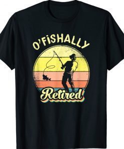 Ofishally Retired Fishing Retirement Shirt
