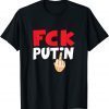 I Stand With Ukraine Puck Futin Free Ukraine Ukrainian TShirt
