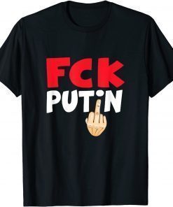 I Stand With Ukraine Puck Futin Free Ukraine Ukrainian TShirt