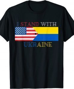 Ukrainian Lover I stand with Ukraine flag Official T-Shirt