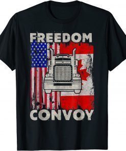 T-Shirt Canada Freedom Convoy 2022 Canadian Truckers Support