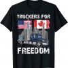 TShirt America And Canada Freedom Convoy 2022 Trucker