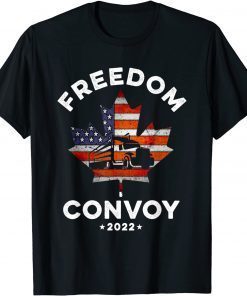 Canada Freedom Convoy 2022 Canadian Truckers Support Funny Shirts