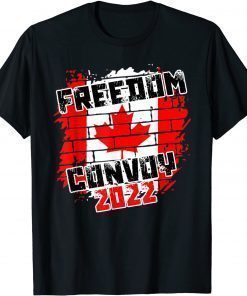 Classic Canada Freedom Convoy 2022 Canadian Truckers Support Shirts