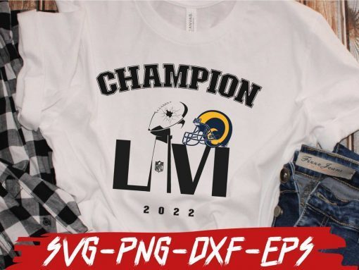 Los Angeles Rams 2022 Super Bowl Champions T-Shirt