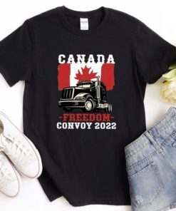 TShirt Support Canada Truckers Freedom Convoy 2022