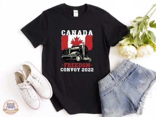 TShirt Support Canada Truckers Freedom Convoy 2022