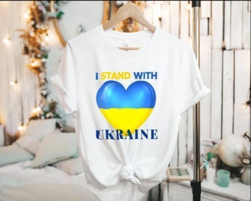 TShirt Ukraine, I Support Ukraine, I Stand With Ukraine