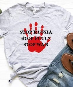 Stop Russia ,Stop Putin ,Stop War Unisex TShirt