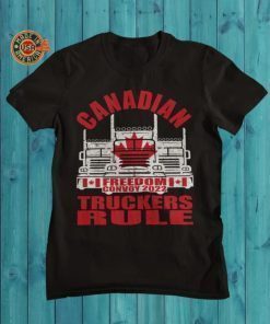 TShirt Canadian Truckers, Proud Fringe Minority Member, Canada Freedom Convoy Jan 2022