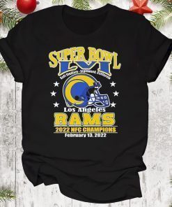 Los Angeles Rams 2022 NFC West Champions , Los Angeles Rams Champions Gift Shirt