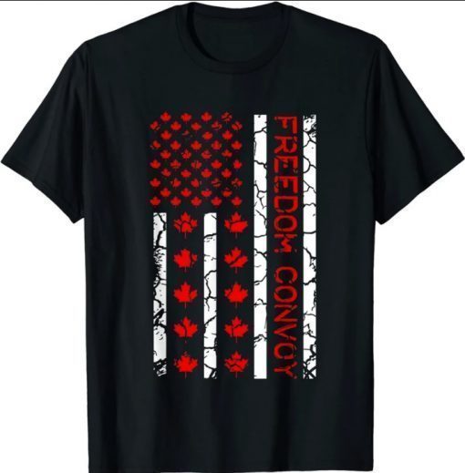 TShirt Freedom Convoy 2022 Support Canadian Truckers Mandate Truck