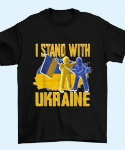 I Stand with Ukraine, Ukrainian Flag, Support Ukraine 2022 T-Shirt