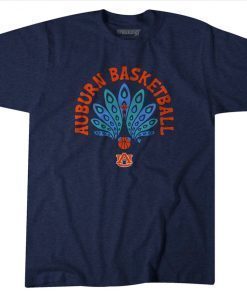 AUBURN BASKETBALL PEACOCK FUNNY T-SHIRT