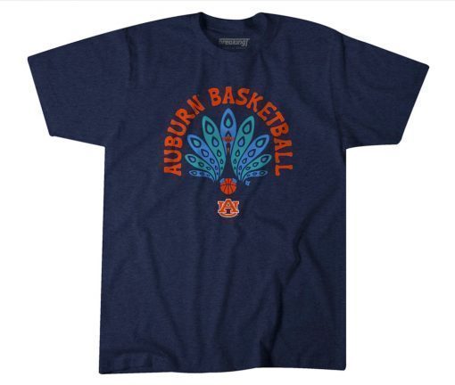 AUBURN BASKETBALL PEACOCK FUNNY T-SHIRT