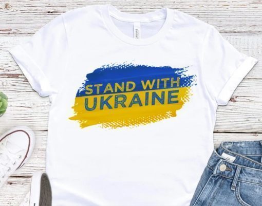 TShirt Stand With Ukraine Support Of Ukraine People