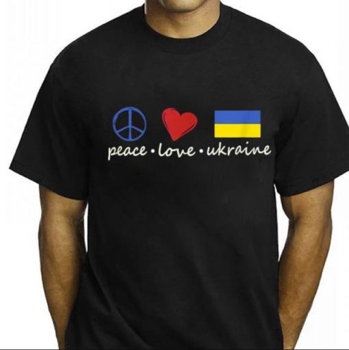 I Stand With Ukraine Unisex T-Shirt, Supporting Ukraine Gift TShirt